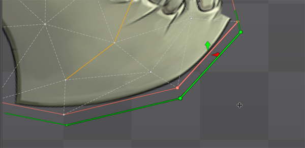 Outline Move Vertices Outwards